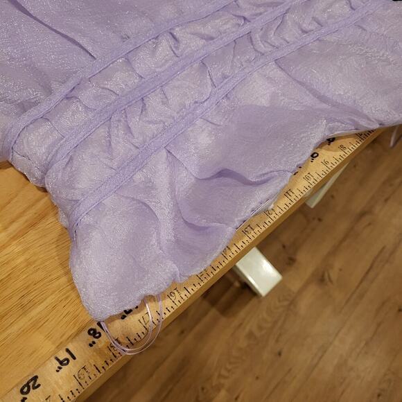 Altar'd State Purple Lavender Mini Sleeveless Prom Homecoming Dance *sz XL* - Picture 8 of 11